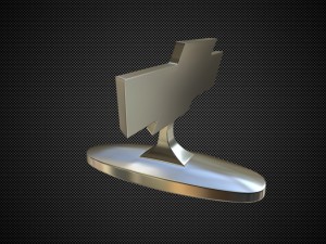 chevrolet hood ornament 3D Model