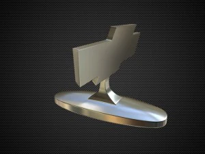 chevrolet hood ornament 3D Model
