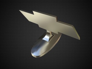 chevrolet hood ornament 3D Model