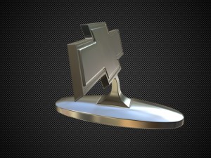 chevrolet hood ornament 3D Model