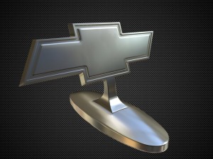 chevrolet hood ornament 3D Model