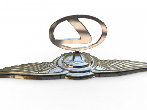 lexus hood ornament 3D Modell