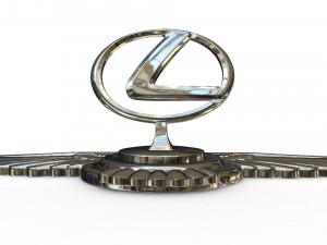 lexus hood ornament 3D Modell