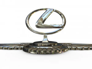 lexus hood ornament 3D Model