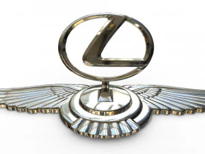 lexus hood ornament 3D Model