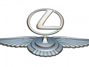 lexus hood ornament 3D Model