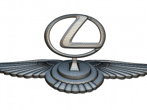lexus hood ornament 3D Modell