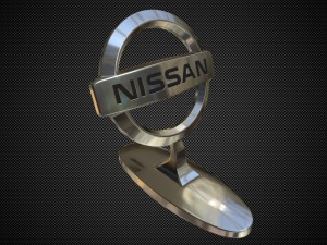 nissan hood ornament 3D Model