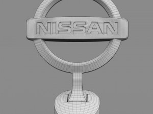 nissan hood ornament 3D Model