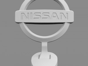 nissan hood ornament 3D Model