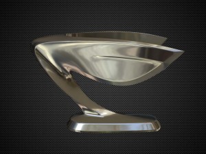 hyundai equus hood ornament 3D Модель