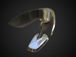 hyundai equus hood ornament 3D Модель