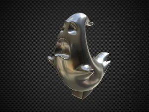 enfeite de capuz dos ca&ccedil;a-fantasmas Modelo 3D