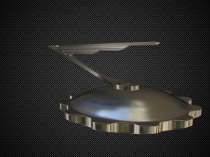 duesenberg hood ornament Model 3D
