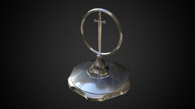 excalibur hood ornament Modèle 3D .c4d .max .obj .3ds .fbx .stl .blend 