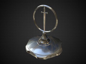 excalibur hood ornament Model 3D