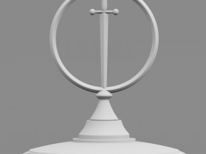excalibur hood ornament Modèle 3D