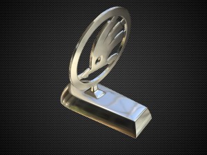 skoda hood ornament Modelo 3D