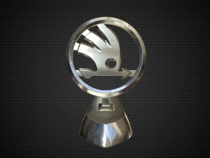 skoda hood ornament Modelo 3D