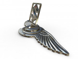 suzuki hood ornament 3D Model