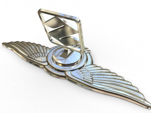 suzuki hood ornament 3D Model