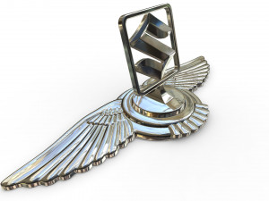 suzuki hood ornament 3D Model