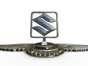 suzuki hood ornament 3D Model