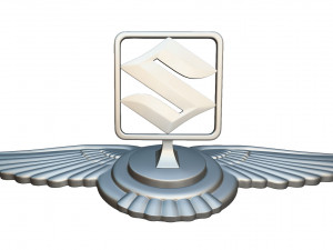 suzuki hood ornament 3D Model