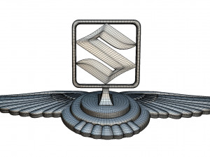 suzuki hood ornament 3D Model