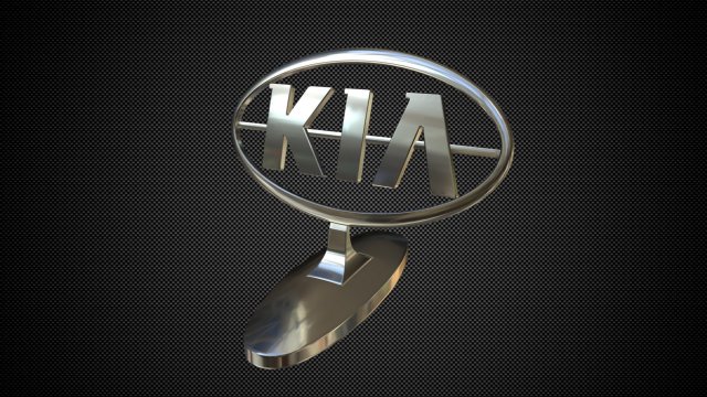 kia hood ornament Model 3D .c4d .max .obj .3ds .fbx .stl .blend 