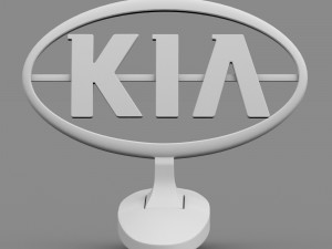kia hood ornament Model 3D