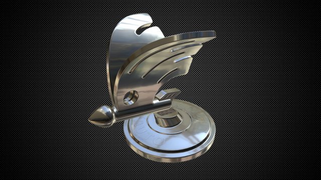 skoda hood ornament 2 Modèle 3D .c4d .max .obj .3ds .fbx .stl .blend 