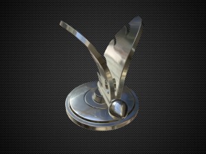 skoda hood ornament 2 Modèle 3D