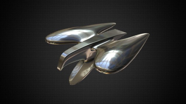 chrysler mopar eagle hood ornament Model 3D .c4d .max .obj .3ds .fbx .stl .blend 