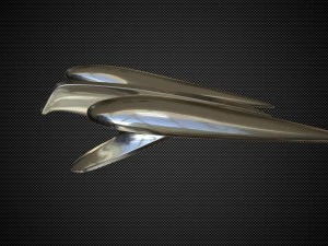 chrysler mopar eagle hood ornament 3D Model