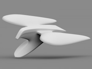chrysler mopar eagle hood ornament Model 3D