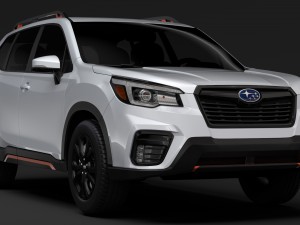 subaru forester 2019 3D Model