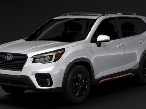 subaru forester 2019 3D Model