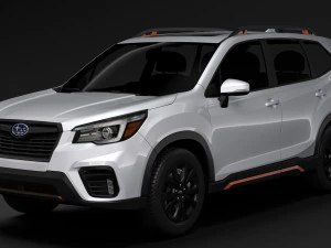 subaru forester 2019 3D Model