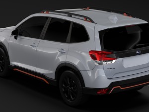 subaru forester 2019 3D Model