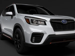 subaru forester 2019 3D Model
