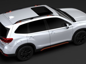 subaru forester 2019 3D Model