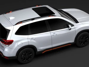 subaru forester 2019 3D Model