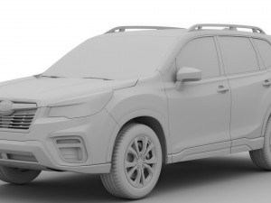 subaru forester 2019 3D Model