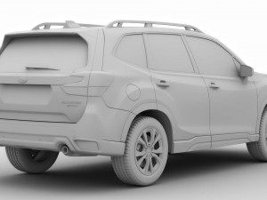 subaru forester 2019 3D Model