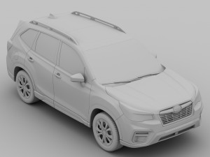 subaru forester 2019 3D Model