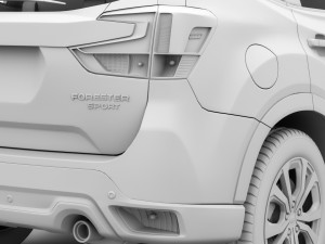 subaru forester 2019 3D Model