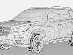 subaru forester 2019 3D Model
