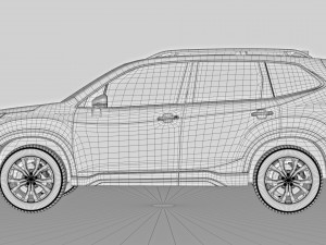 subaru forester 2019 3D Model