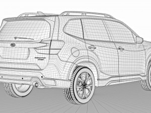 subaru forester 2019 3D Model